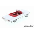 thumbnail image 4 of 1963 Chevy Impala Convertible, White w/ Red - Welly 22434WWT - 1/24 Scale Diecast Model Toy Car, 4 of 9