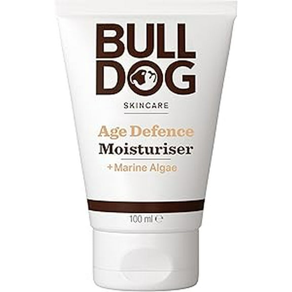 BULLDOG Mens Skincare Age Defense Moisturizer with Marine Algae, 3.3 FL OZ
