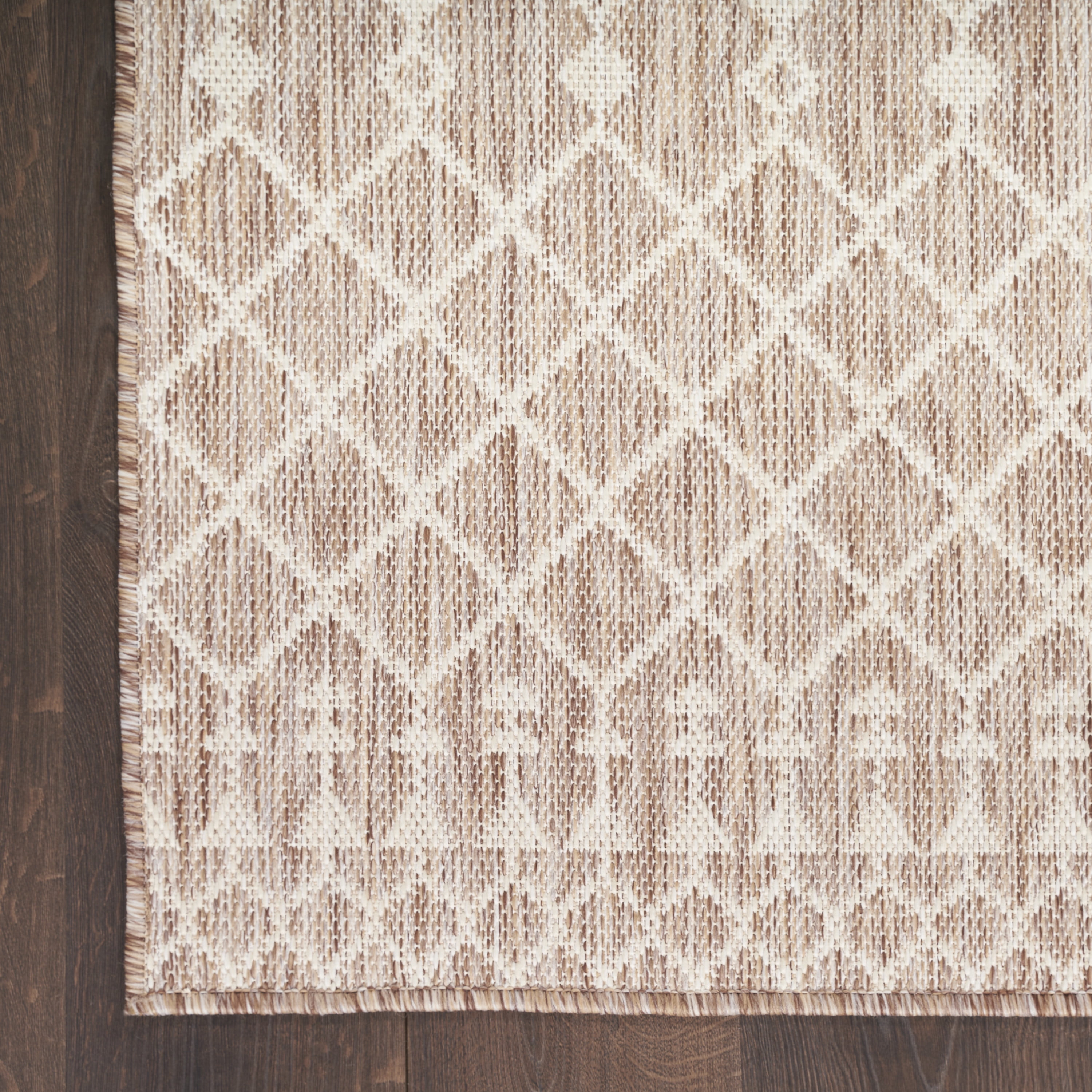 Nourison Positano Indoor/Outdoor Beige 5' x 7' Area Rug (5x7)