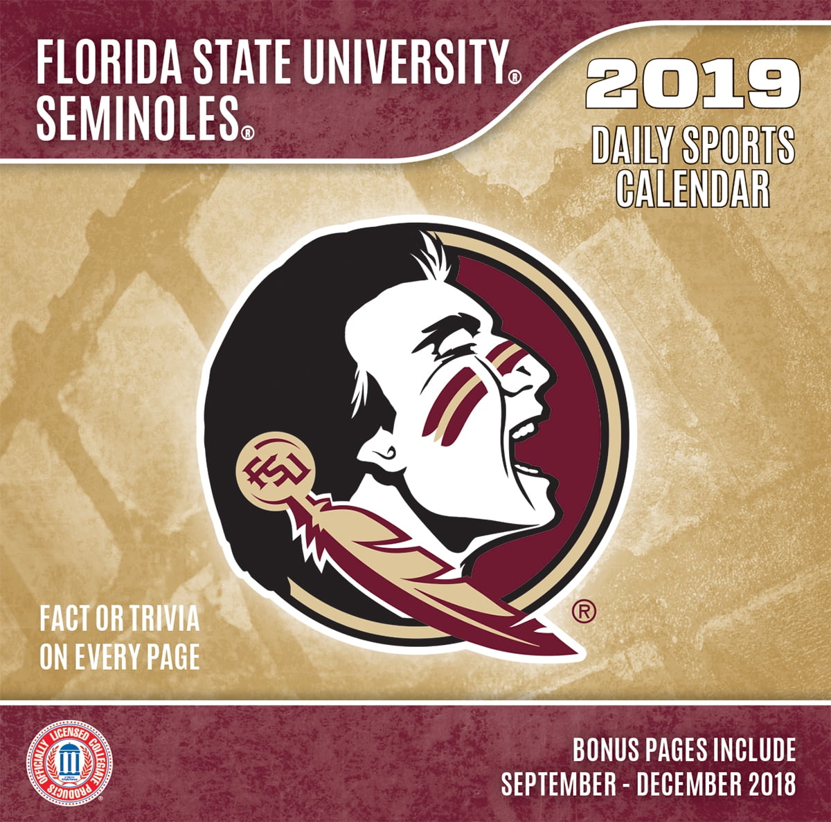 1 FLORIDA STATE SEMINOLES NOVELTY PICTURE CUBE