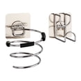 thumbnail image 1 of FRCOLOR Hairdryer Racks 1 Set of No-drilling Stainless Steel Hairdryer Racks Washbasin Racks (Silver),3.74"X3.15"X2.95", 1 of 4