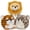 3 PCS-Wildlife, variant on MaoGoLan 6PCS Sea Stuffed Animals Set 9'' Marine Creatures Bulk With Whales/Sharks/Seals/Turtles/Dolphins/Octopus Plush Toy