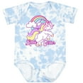 thumbnail image 3 of Inktastic Little Sister Unicorn Girls Baby Bodysuit, 3 of 5