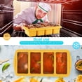 thumbnail image 3 of Silicone Freezer Tray With Lid 2pack-orange Food Molds For Soup Sauce Broth Leftovers Ice Cubes, 3 of 7