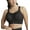 Black/Latte, variant on Panache Boundless Racerback Non-Wire Sports Bra (7341),34D,Charcoal Marl