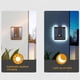 thumbnail image 2 of SGACAI Lámpara solar LED plegable de pared para exteriores con sensor de movimiento y luz de calle Solarm*, 2 of 6