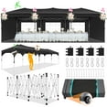 thumbnail image 2 of COBIZI 10'x30' Pop up Canopy with Sidewalls & Sandbags Outdoor Commercial Portable Canopy Tent Air Vent EZ Pop up Canopy Wedding Tent Camping Gazebo with Rolling Storage Bag, 2 of 10