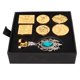 thumbnail image 1 of Emoshayoga Seal Stamp Kit Sello de Cera para Cartas Retro, Sello de Cera para Sobres y Tarjetas, Kit de Sello de Cera, Patrón Tallado, Fácil de Usar, Desmontable, Aleación, Estilo Vintage, 1 of 14