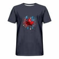 thumbnail image 3 of Tops para hombre, blusas y camisas de cuello redondo y manga corta para hombre, blusas casuales de moda con cuello redondo y manga corta para hombre, blusas de poliéster para hombre, 3 of 5
