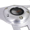 thumbnail image 7 of Spec-D Tuning JDM Black Leather 340mm Jet Style Racing Steering Wheel, 7 of 7