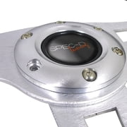 Spec-D Tuning JDM Black Leather 340mm Jet Style Racing Steering Wheel