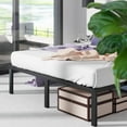 thumbnail image 3 of ZINUS Yelena Metal Platform Bed Frame, Queen, Steel Slat Support and Easy Assembly, 3 of 10