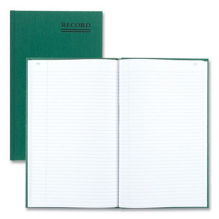 Emerald Series Account Book, Green Cover, 12.25 x 7.25 Sheets, 150 Sheets/Book Emerald Series Account Book, Green Cover, 12.25 x 7.25 Sheets, 150 Sheets/Book