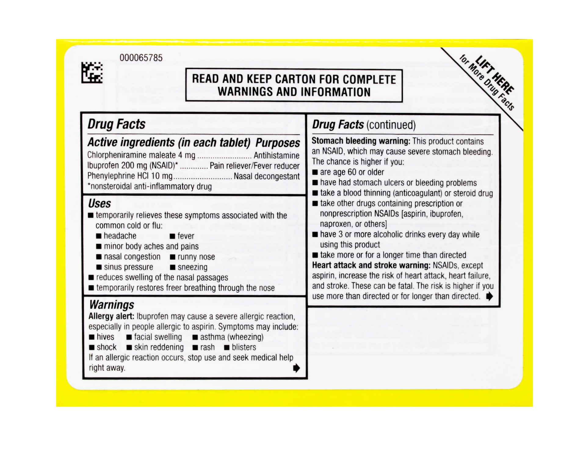 Advil Multi-Symptom Cold & Flo Pain Reliever Coated Tablets, 10ct, 2-Pack