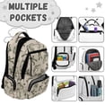 thumbnail image 3 of Pzuqiu Camo Bass Fish School Backpack with Lunch Box for Boys 12-15 Student Schoolbag Set for Kids 2nd Grade Elementary/Middle School Bookbag with Lunch Bag Pencil Case Water Bottle Cover, 3 of 7
