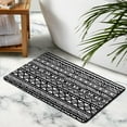 thumbnail image 5 of Indulge in Luxury with our Non-Slip 20x32in Tribal Style Bath Rug Runner - Soft Microfiber, Machine-Washable Bathroom Rugs for Tub and Shower. Elevate Your Bathroom Experience Today!, 5 of 5
