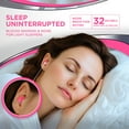 thumbnail image 3 of HEAROS Sleep Pretty in Pink Foam Ear Plugs, Noise Reducing Ear Plugs for Restful Sleep, 14 pairs, 3 of 10