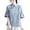 Blue, variant on Short Sleeve Shirts for Women Spring/Summer Embroidered Tang Dress Half Sleeved Chinese Zen Tea Dress Chinese Cotton Pan Button Qipao Top T-Shirt