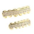 thumbnail image 1 of Grills Caps 18k Golden Fernando Dientes de la boca, 1 of 8