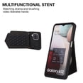 thumbnail image 2 of Case for Samsung Galaxy A12 5G 6.5" 2021, Allytech Detachable Crossbody Strap Flip PU Leather Magnetic Button RFID Blocking Purse Wallet Stand Case for Samsung A12 5G, Black, 2 of 7