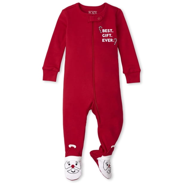 Conjunto de pijama The Children's Place Christmas 100% algodón