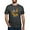 Dark Heather, variant on CafePress - California Quail & Golden Poppy Men's Deluxe T Shi - Mens Tri-blend T-Shirt