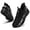 Black White, variant on Women Shoes Slip on Fashion Sport Running Tennis Athletic Walking Shoes Runner Trail Shoes Black White Size 8