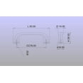 thumbnail image 2 of Richelieu BP876242 Expression 3" Center To Center Handle Cabinet Pull - Grey, 2 of 2