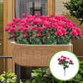thumbnail image 2 of Ikohbadg Artificial Greenery Azalea Bouquet, Realistic Fake Flowers for Home Decor, Decorative Ornaments for Garden, Multi-functional Floral Arrangement, Durable Plastic Plant Bundle, 2 of 6