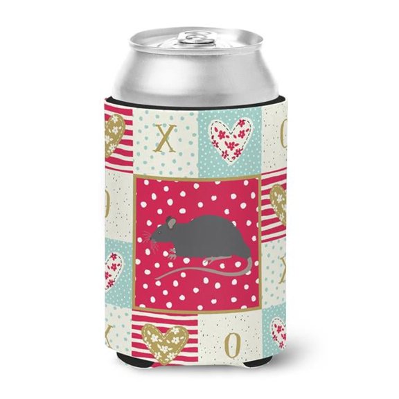 Black Rat Love Can or Bottle Hugger