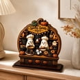 thumbnail image 6 of Spooky Spirits Bakery Ghost Chef Wooden Tabletop Statue, Cute Halloween Baking Ghost Pumpkin Decor Wooden Ornament for Fall Home Decor and Halloween Table Decor, 6 of 6