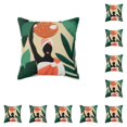 thumbnail image 1 of Cateissary Funda de almohada suave y duradera, además de decoración del hogar, funda para cojín, compatible con W0134-12 W0134-12 10Conjunto, 1 of 6