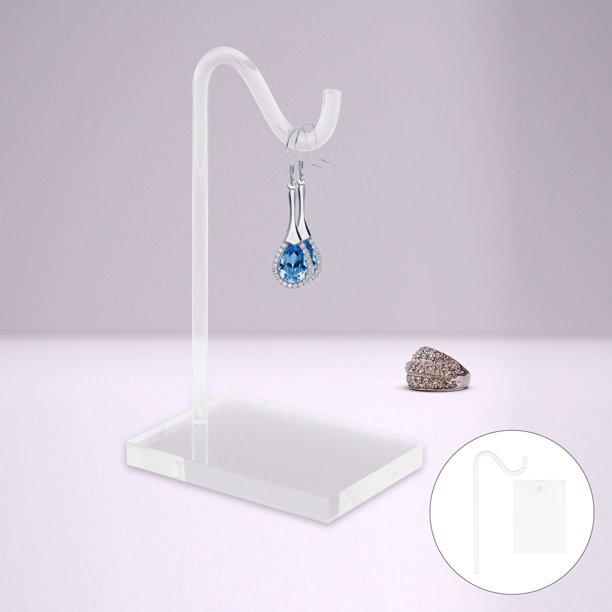 BESTYASH 2Ud Organizador Transparentede Aretes Y Collares En Acrílico Para Guardar Joyas En Casa