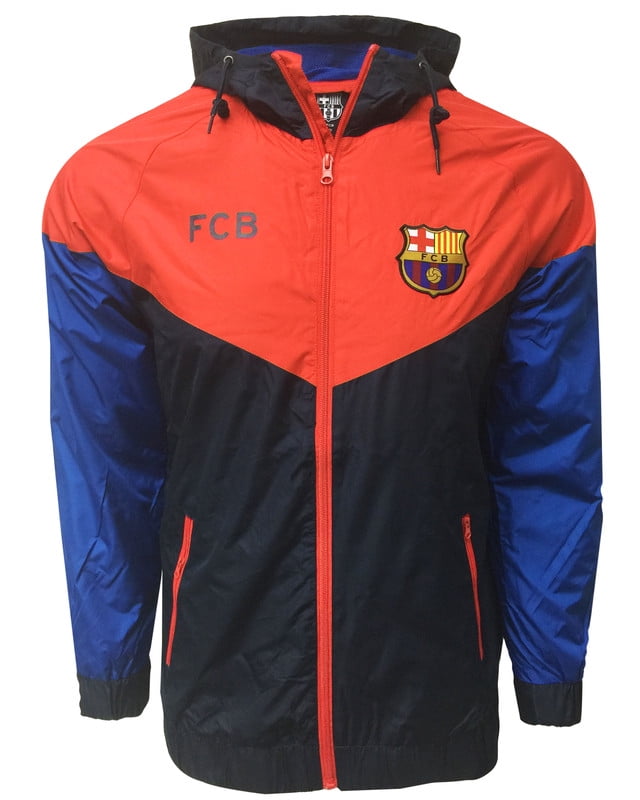 fc barcelona rain jacket