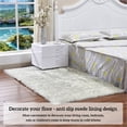 thumbnail image 2 of Alfombra de felpa suave para silla, funda de sofá, alfombra de piso esponjosa artificial para dormitorio, sala de estar para niños, color blanco Speravity LF000013-05B, 2 of 7