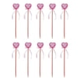 thumbnail image 2 of 10Pcs Valentine's Day Pink Glitter Foam Heart Picks, Sparkly Heart Decor Sticks, Cake & Cupcake Toppers, for Wedding Floral Arrangement Home Holiday Party Decorations, 2 of 4