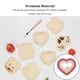 thumbnail image 4 of Matsuzay Cortador de sándwich, máquina para hacer alimentos, sellador, corazón, pan, tostadas, molde para rebanar, divertido molde Bento, Herramientas y accesorios para hornear Corazón, 4 of 6