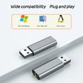 thumbnail image 7 of Upgraded 2 in 1 USB to Audio Jack USB External Sound Card 3.5mm Audio Adapter, 7 of 7