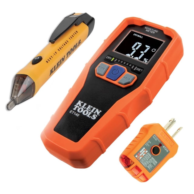 Juego de herramientas Klein Tools 80023P Home Inspector con medidor de humedad