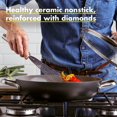 thumbnail image 5 of GreenPan Chatham Healthy Ceramic Nonstick, Everyday Pan/Chef's Pan with Lid, 11", Gray, 5 of 5