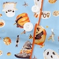 thumbnail image 6 of Halloween Theme Button Down Short Sleeve Pajama For With Lace Trim Short Pants Comfortable Home Wear, 6 of 7