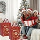 thumbnail image 3 of QRTDXP 4pcs Large Red Xmas Gift Bags for Presents,41 * 30 * 18cm Gold Tote Bags with Various Christmas ElementsReusable Non-woven Bag with Handles, 3 of 4