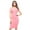 Dusty Rose, variant on Lady's Sleeveless Bodycon Dress, Coral, Scoop Neckline, S