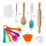 26PCS Child Baking Cooking Home Kitchen Apron Cake Accessories Tools Suit - image 3 of 5