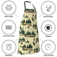 thumbnail image 5 of Kdxio Camping Caravan 1 Apron with Pockets Adjustable Kitchen Aprons for Men Women Waterproof Aprons for Cooking,Drawing,Crafting, Baking Household Cleaning, 5 of 5