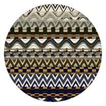 Bohemian Floral Design Elastic Edge Tablecloth, Perfect for Round Tables 52-56 Inches, Ideal for Kitchen Dining Decor