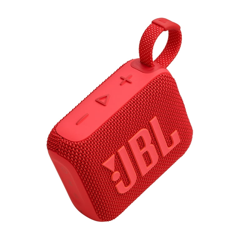 JBL Go 4 Ultra-Portable Waterproof Bluetooth Speaker, Red JBL Go 4 Ultra-Portable Waterproof Bluetooth Speaker, Red