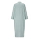 thumbnail image 5 of Vestido tipo cárdigan boho de lino a rayas para mujer: vestido largo asimétrico oversize informal/para el trabajo, 5 of 5