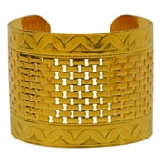 Odessa Cuff in 18k Gold Plated by Laruicci for Women - 1 Pc Cuff