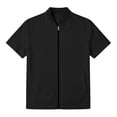 thumbnail image 6 of ZRGHAOYLQ Full Zip T Shirts for Men Short Sleeve Summer Lightweight Athletic Tshirts with Pockets Casual Fitness Workout Running Shirts, 6 of 9